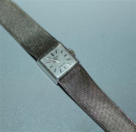 Ladys 9ct white gold Rotary wristwatch